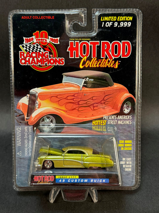 1999 Racing Champions Hot Rod Collectibles Issue #177 '49 Custom Buick, Gold
