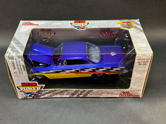 1998 Racing Champions Hot Rod Magazine Power Tour #3 1/24 Scale '62 Chevy Bel Air