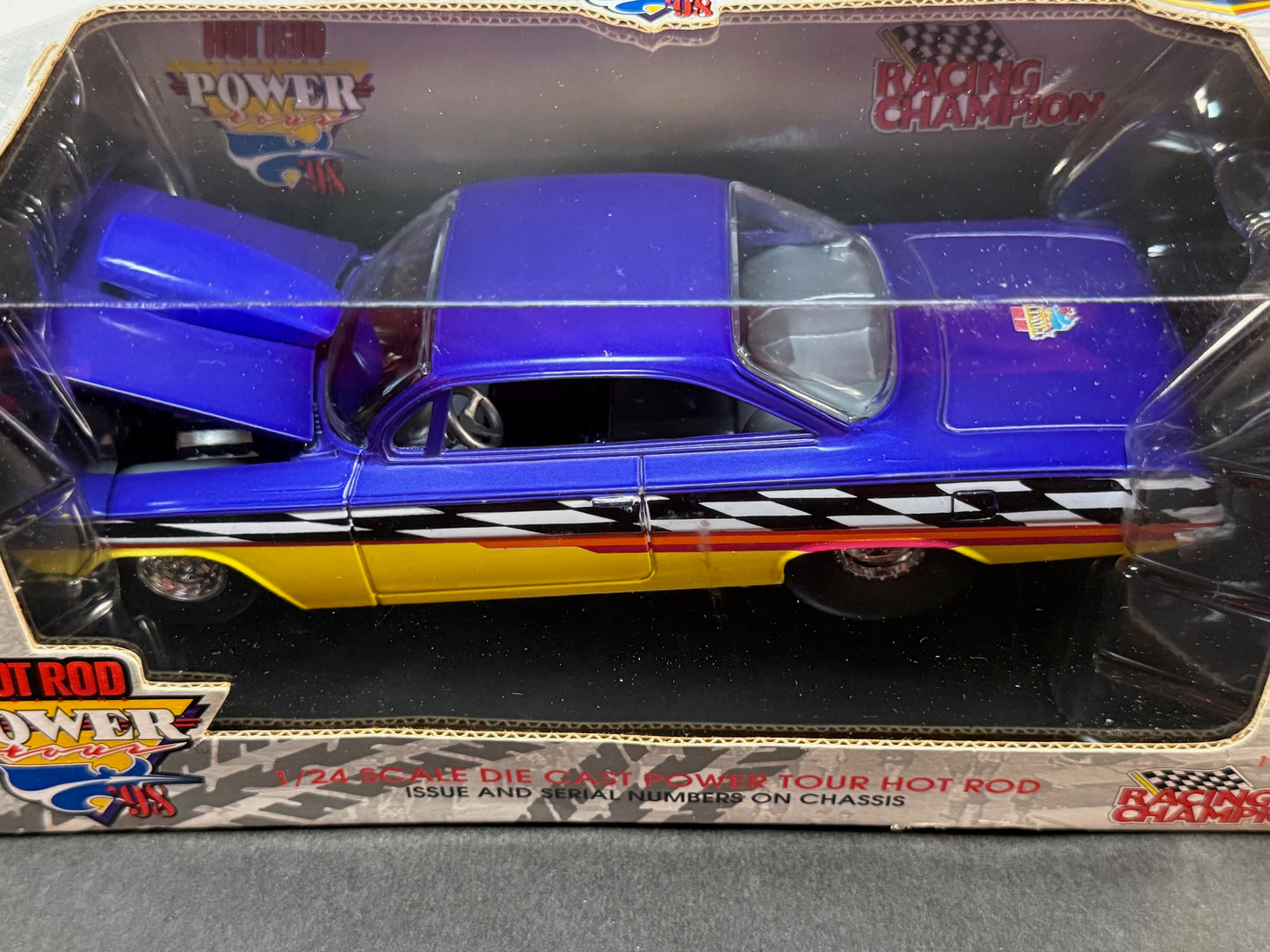 1998 Racing Champions Hot Rod Magazine Power Tour #3 1/24 Scale '62 Chevy Bel Air
