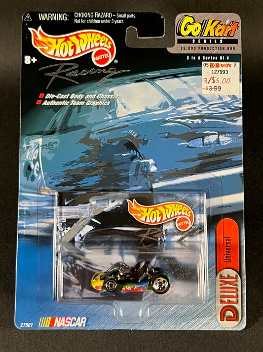 Hot Wheels Racing 1999 Go Kart Series #3 Universal NASCAR 98, Black