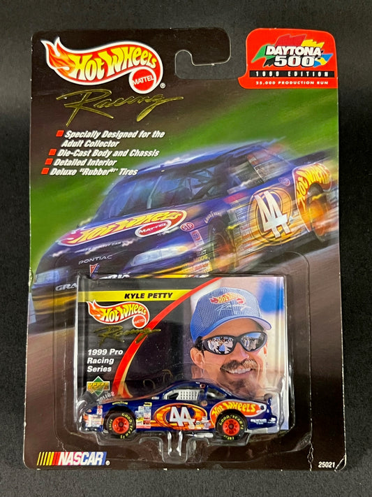 Hot Wheels Racing 1999 Edition Daytona 500 #44 Kyle Petty, Blue