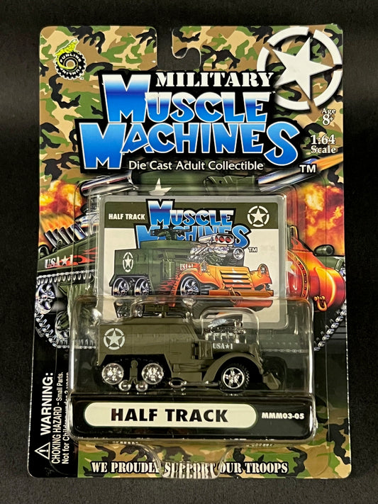 Muscle Machines 2003 Military Series 03-05 Half Track, Green