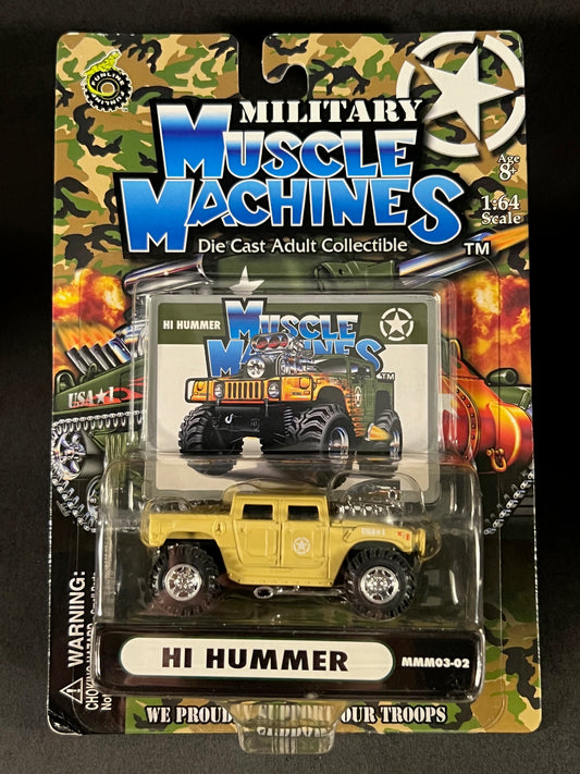 Muscle Machines 2003 Military Series 03-02 H1 Hummer, Beige