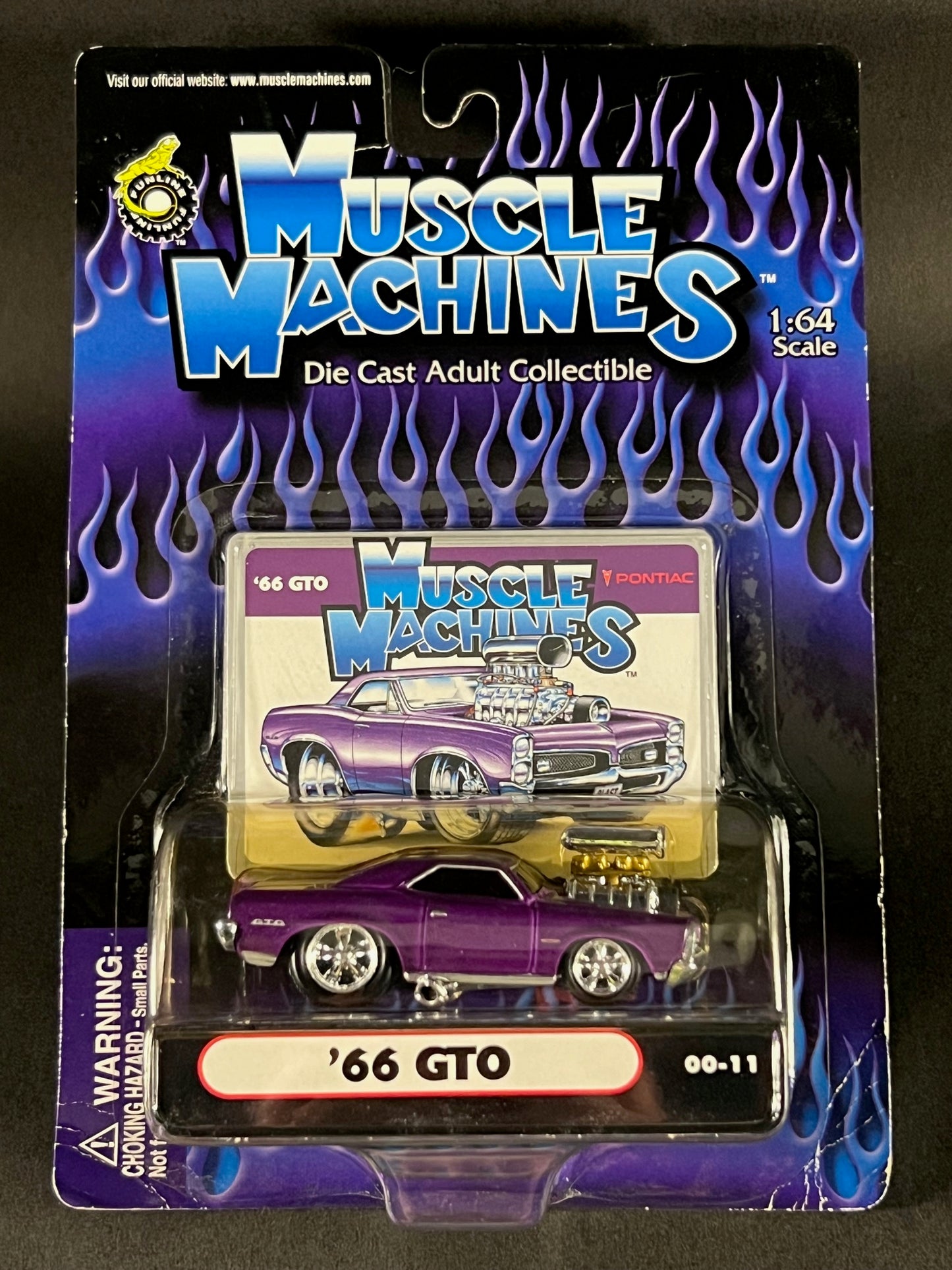 Muscle Machines 2000 Series 00 00-11 '66 GTO, Purple