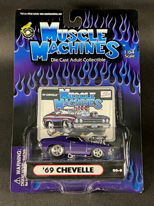 Muscle Machines 2000 Series 00 00-9 '69 Chevelle, Purple