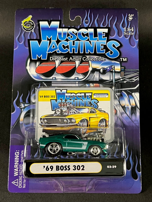 Muscle Machines 2003 Series 3 03-29 '69 Boss 302, Green