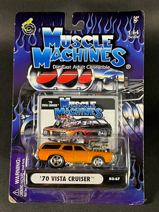 Muscle Machines 2003 Series 3 03-67 '70 Vista Cruiser, Orange