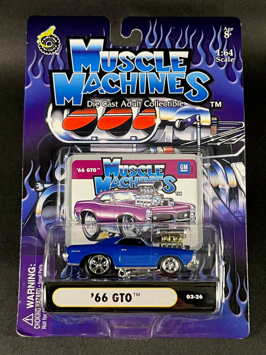 Muscle Machines 2003 Series 3 03-26 '66 GTO, Blue