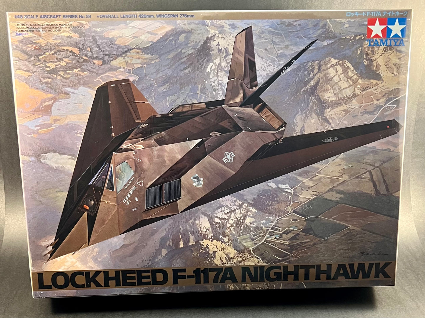 Tamiya Model Kit 61059 3800 1:48 Scale Lockheed F-117A Nighthawk