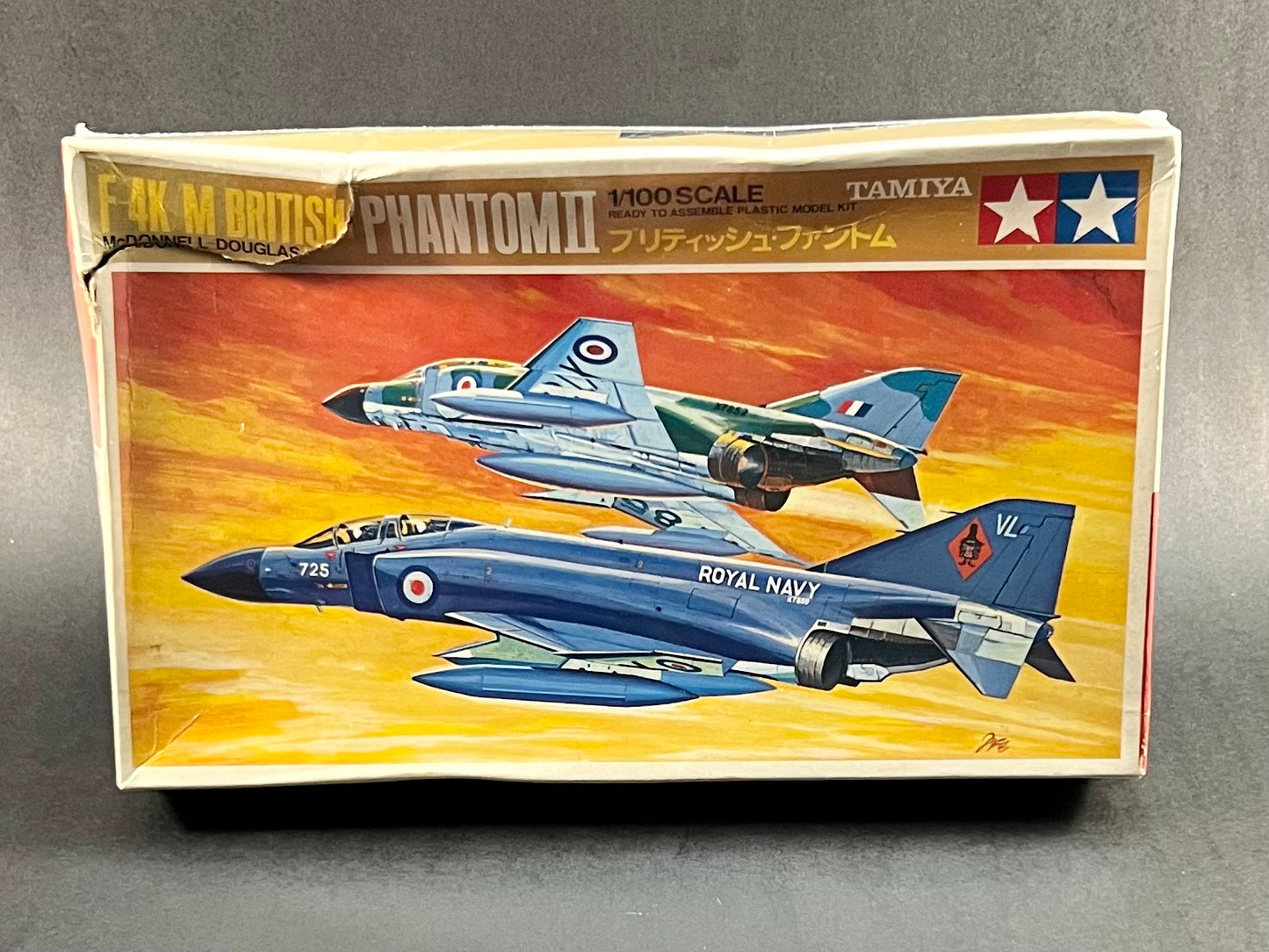 Tamiya Model Kit PA 1014 1:100 Scale McDonnell Douglas F-4K/M British Phantom II