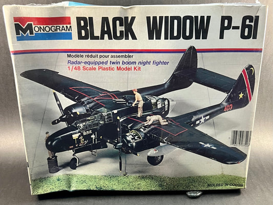 Monogram Model Kit 7546 1:48 Scale Black Widow P-61