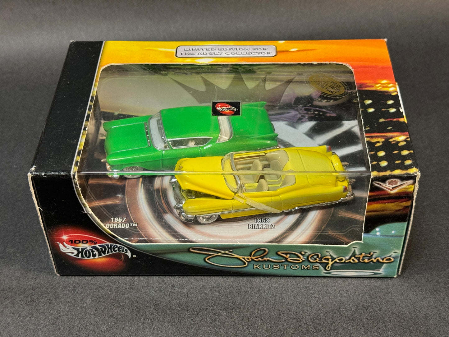 2001 100% Hot Wheels John D'Agostino Kustoms 2 Car Set