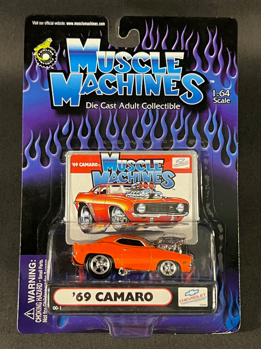 2000 Muscle Machines 00-1 '69 Chevrolet Camaro, Orange