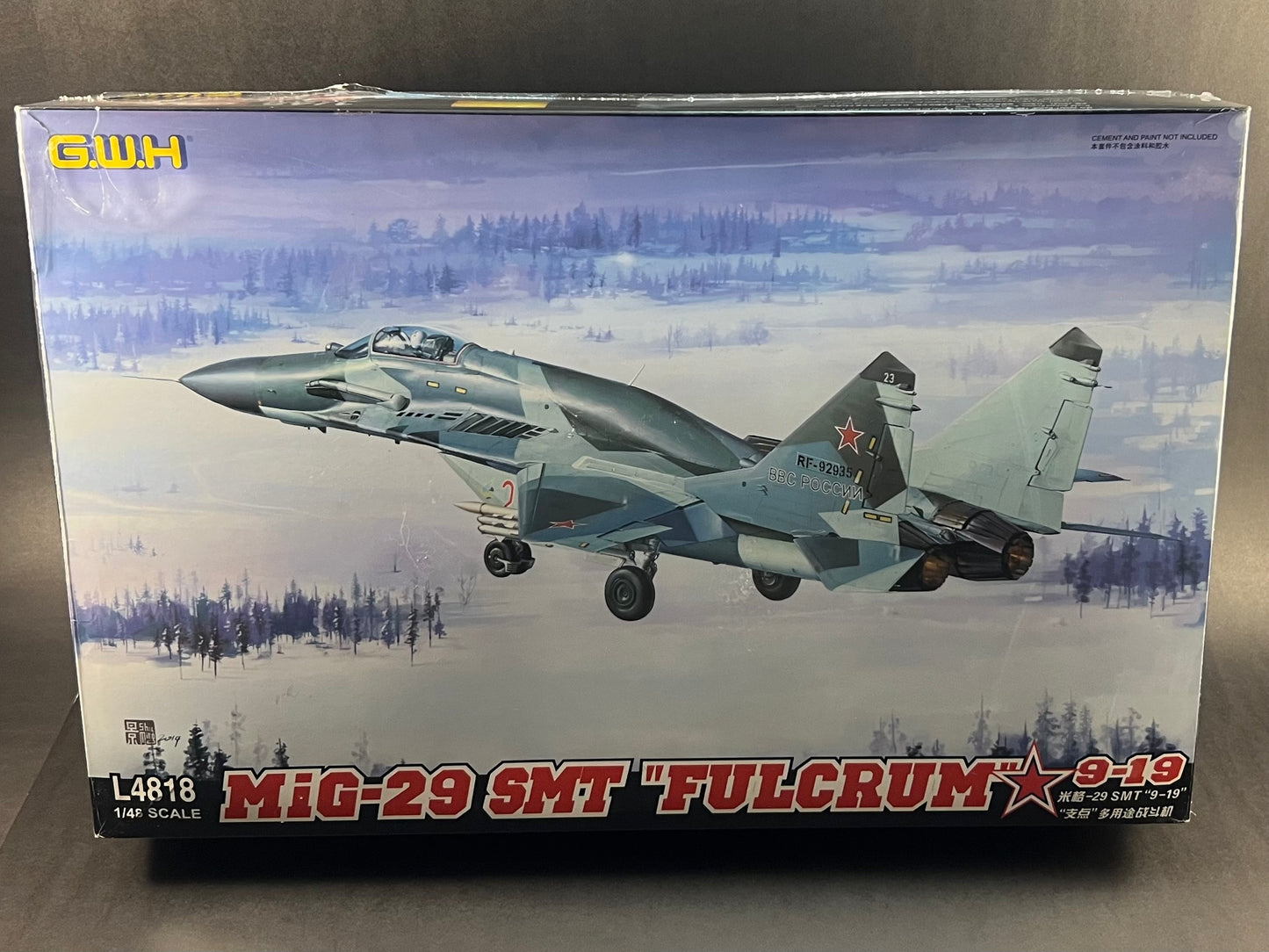 GWH Model Kit L4818 1:48 Scale MiG-29 SMT "Fulcrum" 9-19