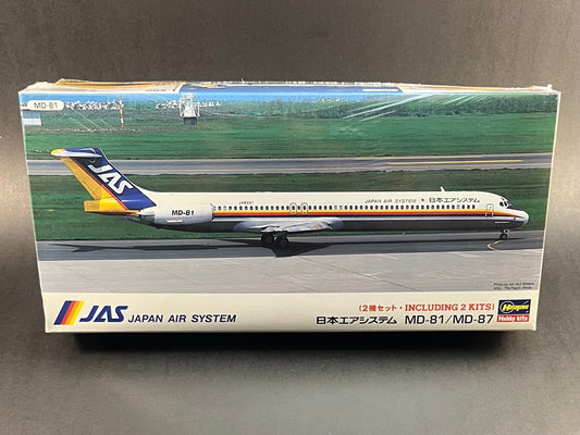 Hasegawa Model Kit LL25 1:200 Scale MD-81/MD-87 Japan Air System