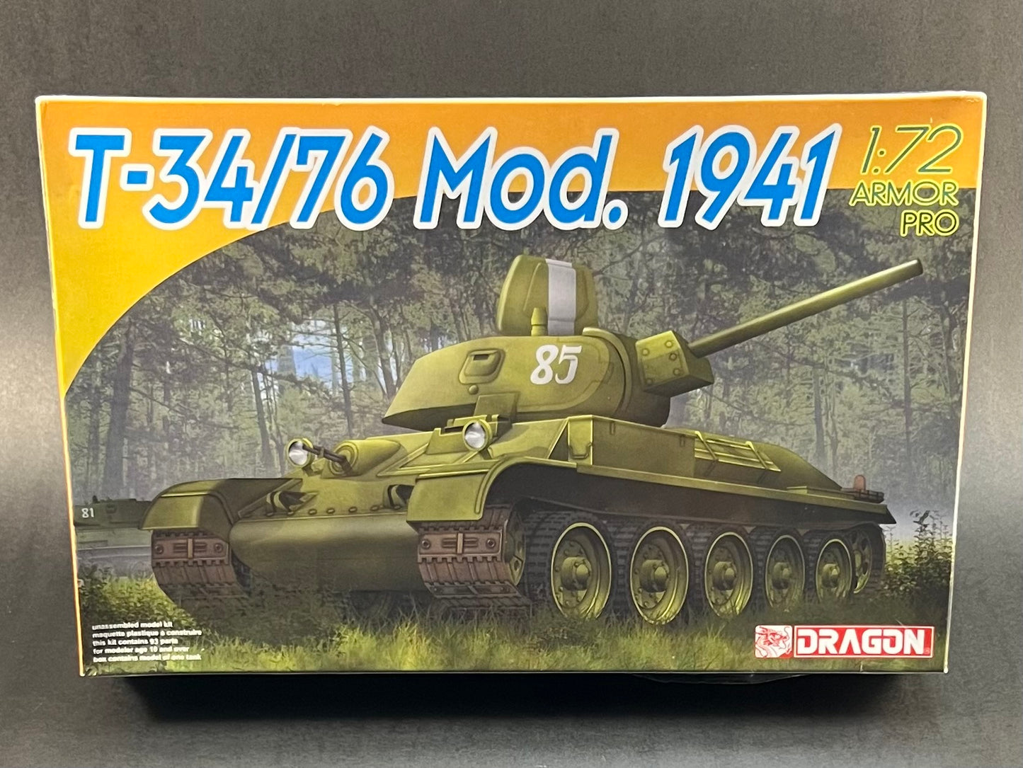 Dragon Models Kit 7259 1:72 Scale T-34/76 Mod. 1941