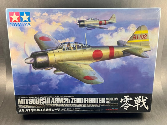 Tamiya Model Kit 60317 1:32 Scale Mitsubishi A6M2b Zero Fighter Model 21 (Zeke)