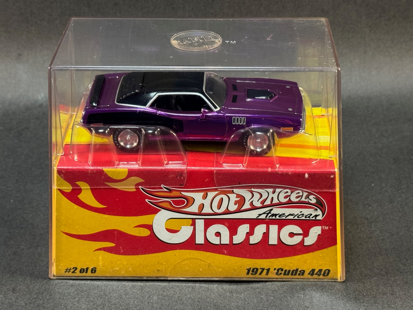 2003 Hot Wheels American Classics 1:43 Scale 1971 'Cuda 440, Purple