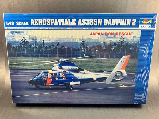 Trumpeter Model Kit 02818 1:48 Scale Aerospatiale AS365N Dauphin 2 Japan Dom Rescue