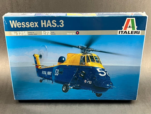 Italeri Model Kit 1258 1:72 Scale Wessex HAS.3