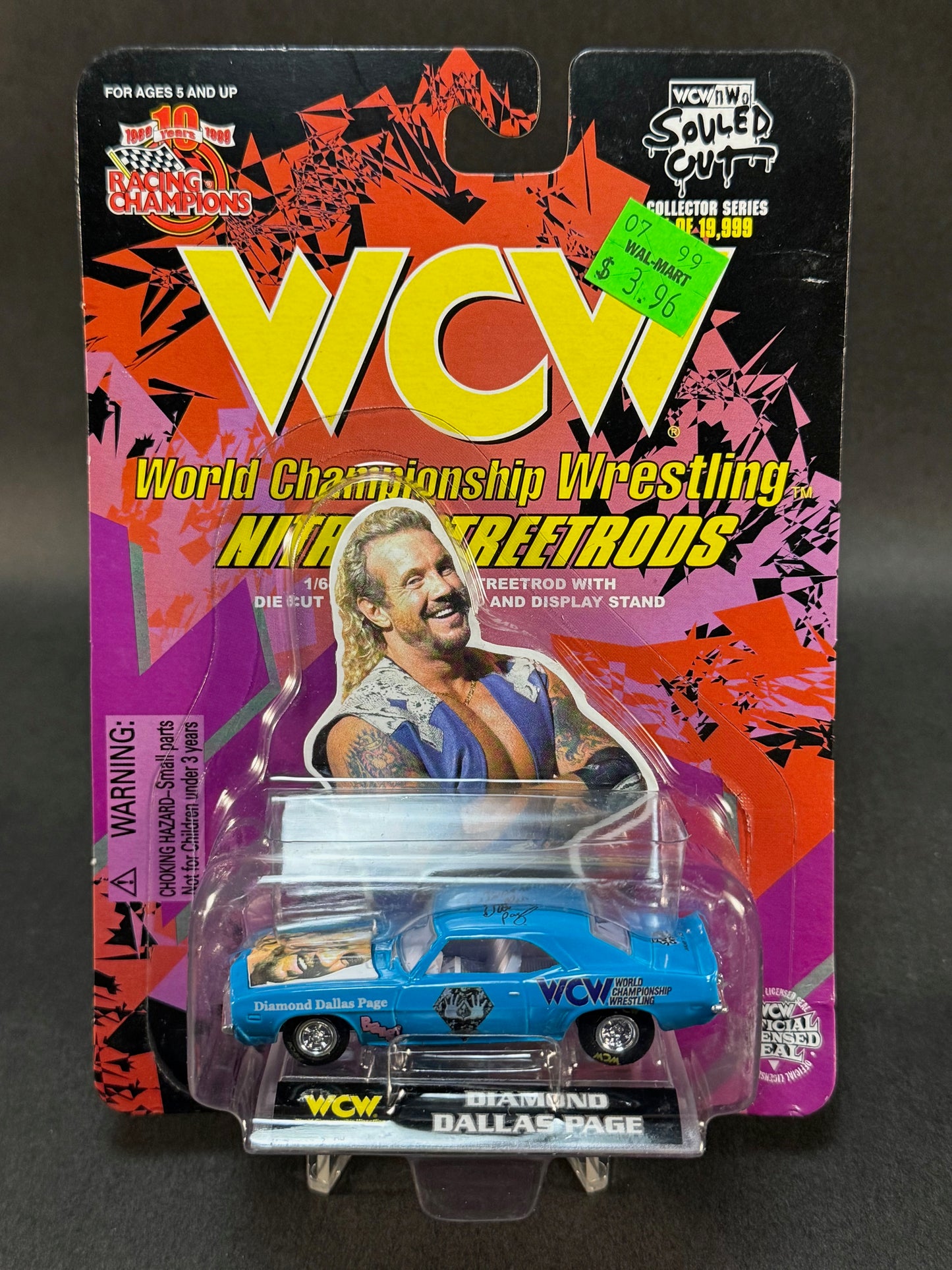 1999 Racing Champions WCW Nitro StreetRods Souled Out Diamond Dallas Page, Blue