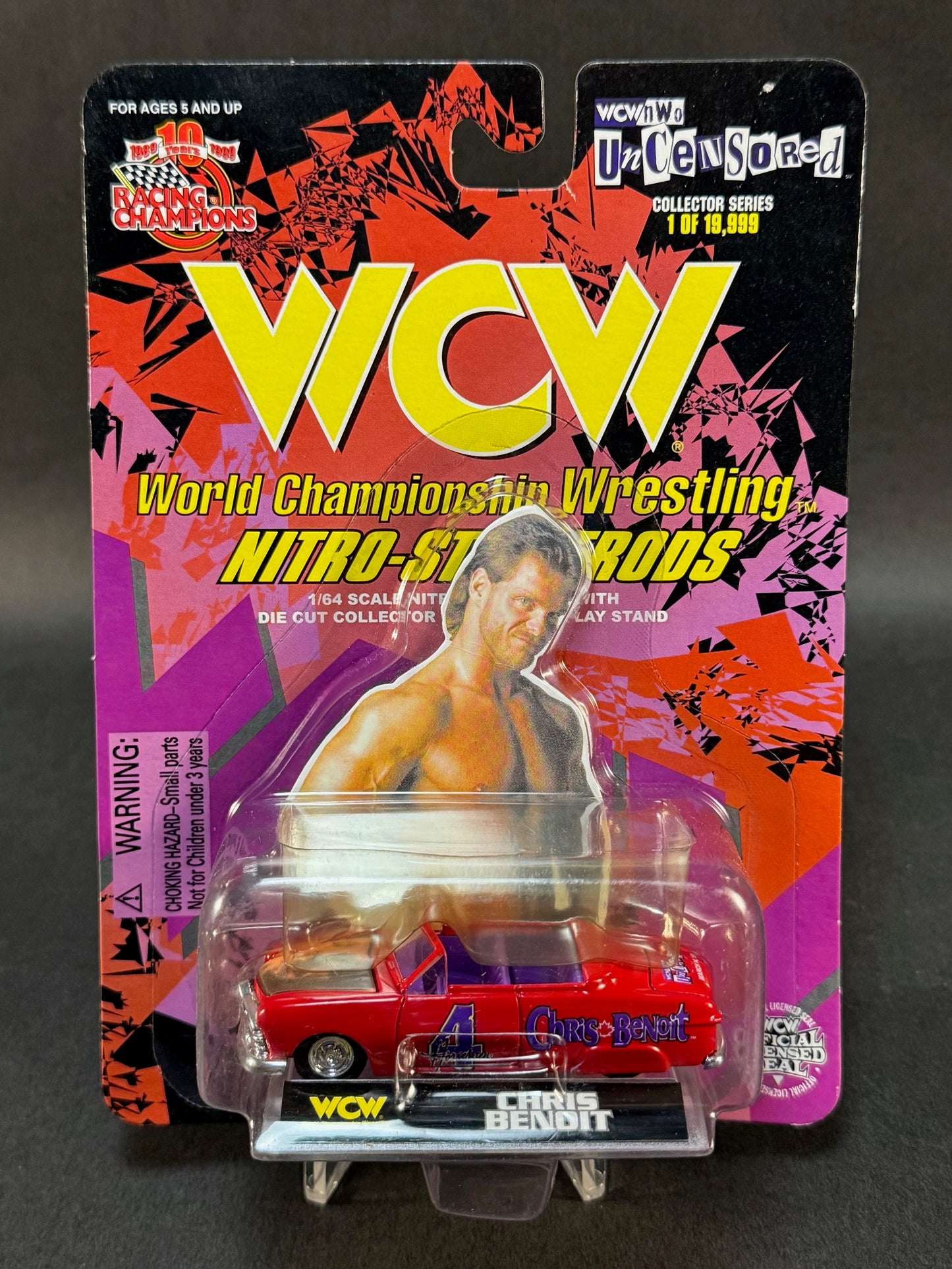 1999 Racing Champions WCW Nitro StreetRods Uncensored Chris Benoit, Red