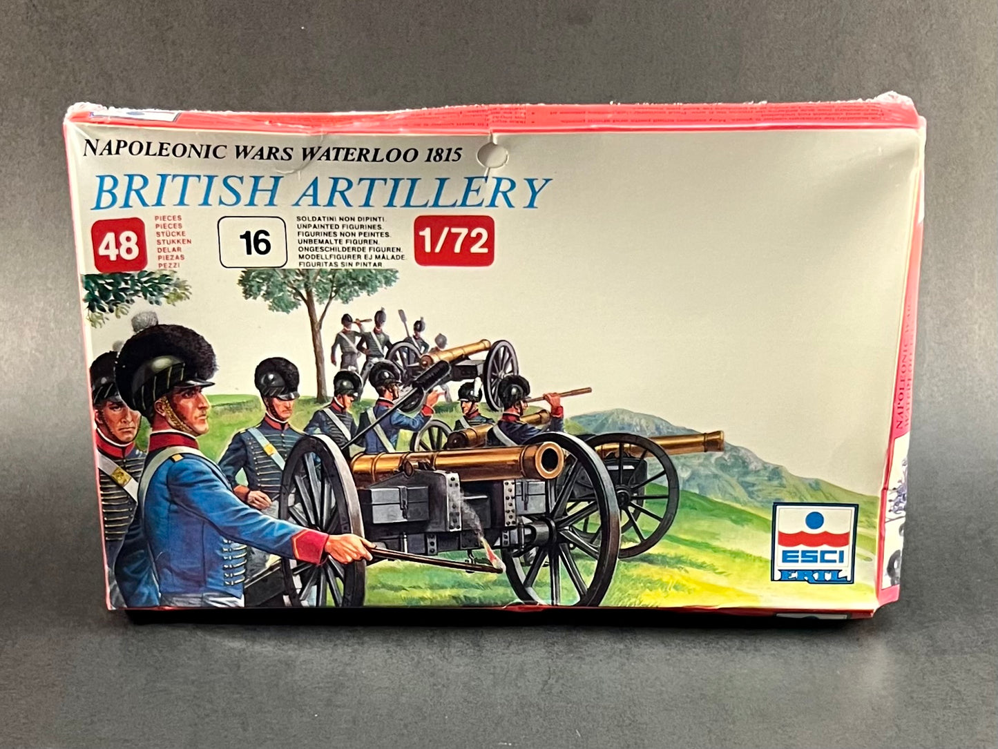 ESCI ERTL Model Kit 233 1:72 Scale British Artillery