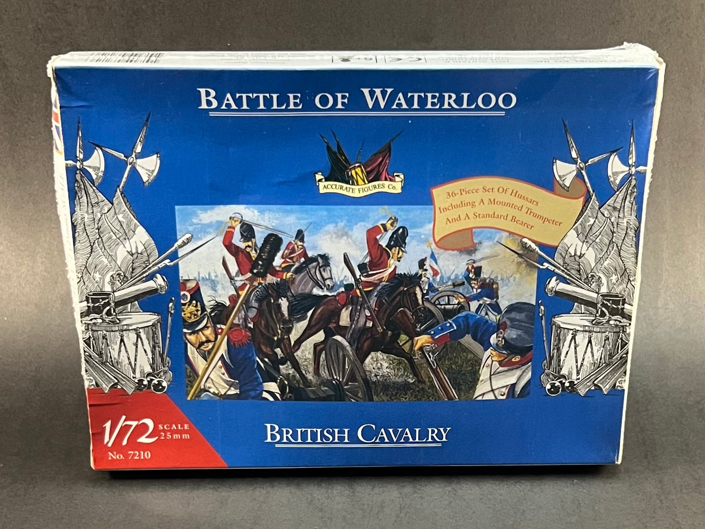 Accurate Figures Co. Model Kit 7210	1:76 Scale Battle of Waterloo British Cavalry