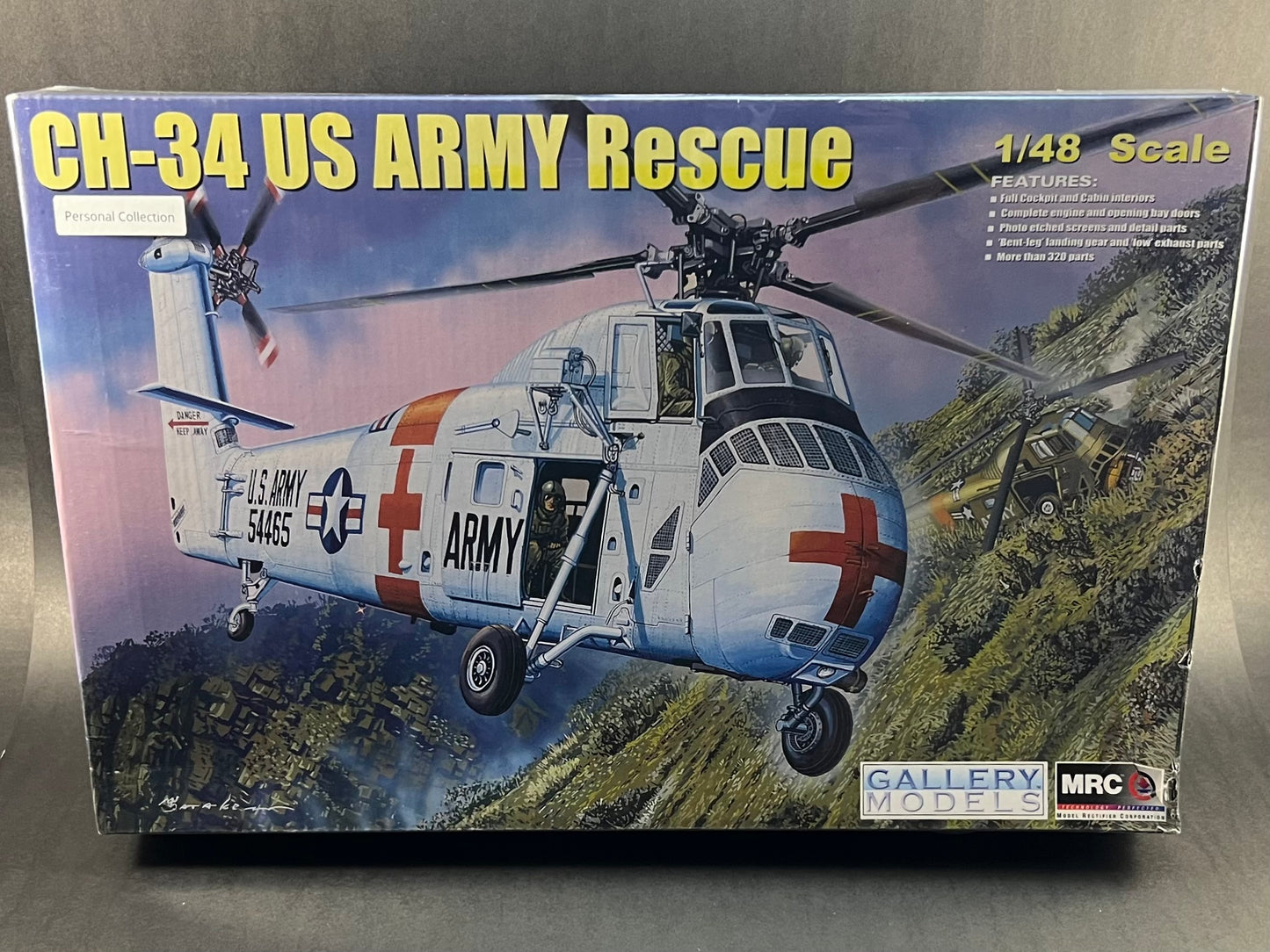 Gallery Model Kit 64103 1:48 Scale CH-34 US Army Rescue