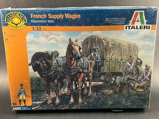 Italeri Model Kit 6886 1:32 Scale French Supply Wagon Napoleonic Wars