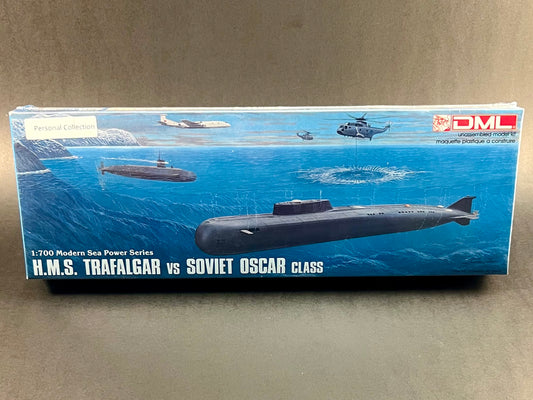 DML Model Kit 7004 1:700 Scale H.M.S. Trafalgar vs Soviet Oscar