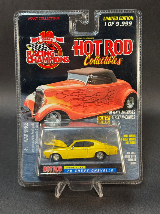 1999 Racing Champions Hot Rod Collectibles Issue #185 '70 Chevy Chevelle, Yellow