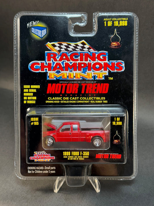 1998 Racing Champions MINT Motor Trend Issue #165 1999 Ford F-350, Red