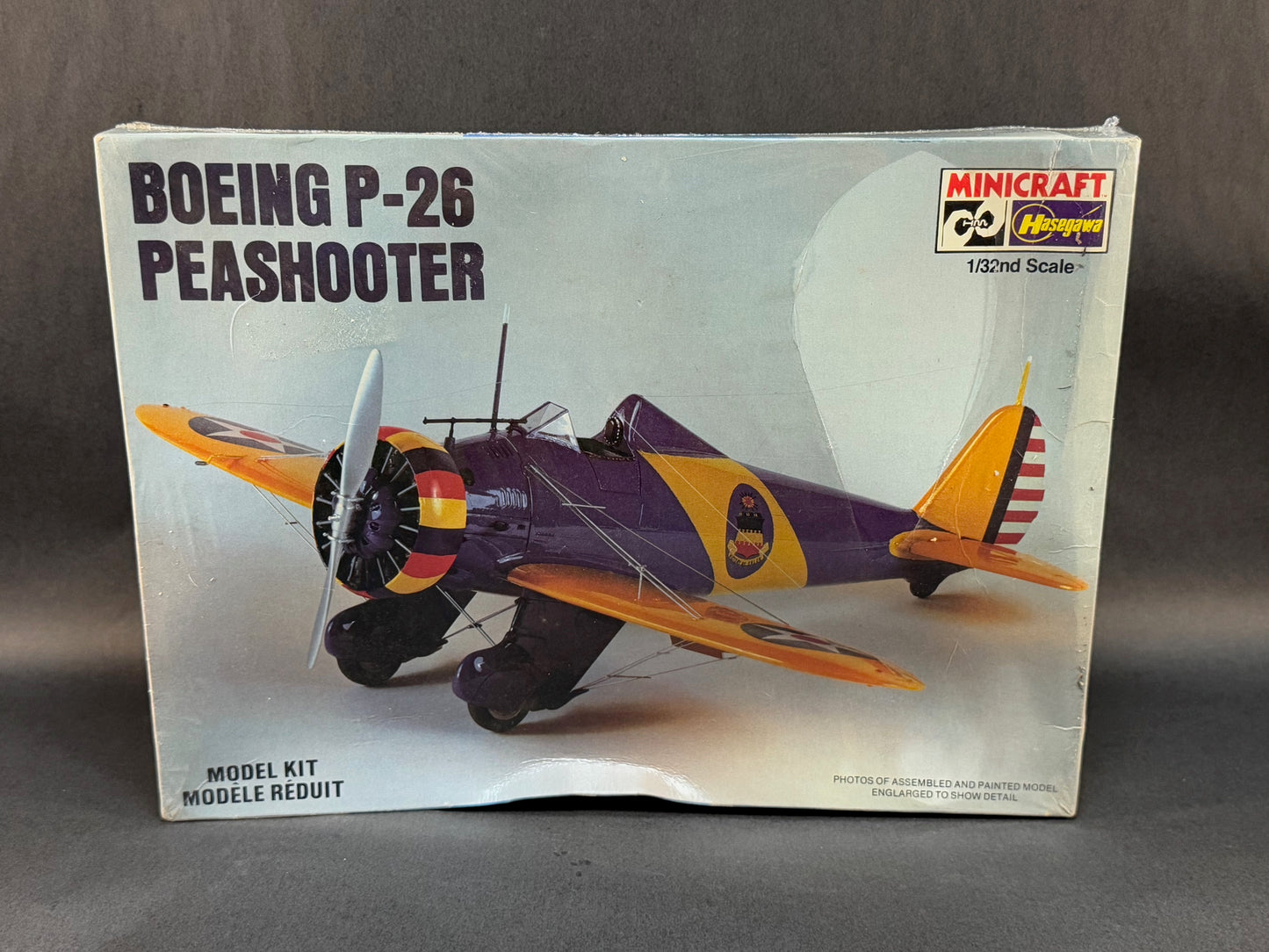 MiniCraft Hasegawa Model Kit 1092 1:32 Scale Boeing P-26 Peashooter