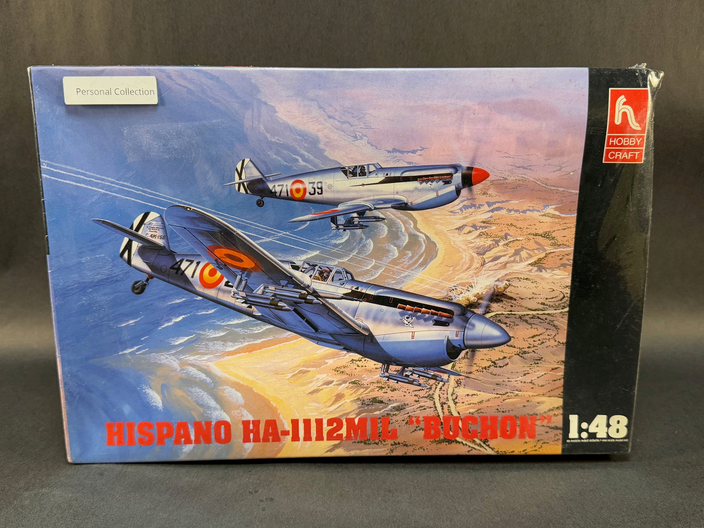 Hobby Craft Model Kit HC1542 1:48 Scale Hispano HA-1112MIL "Buchon"