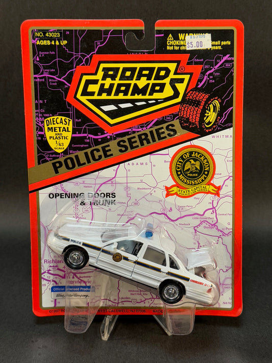 1997 Road Champs State Capital Police Car Series City of Jackson Mississippi Police