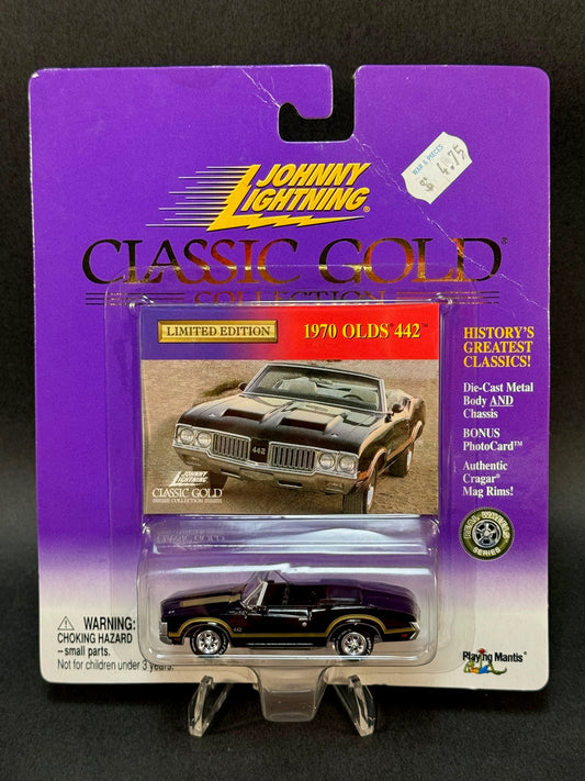 2000 Johnny Lightning Classic Gold 1970 Olds 442, Black