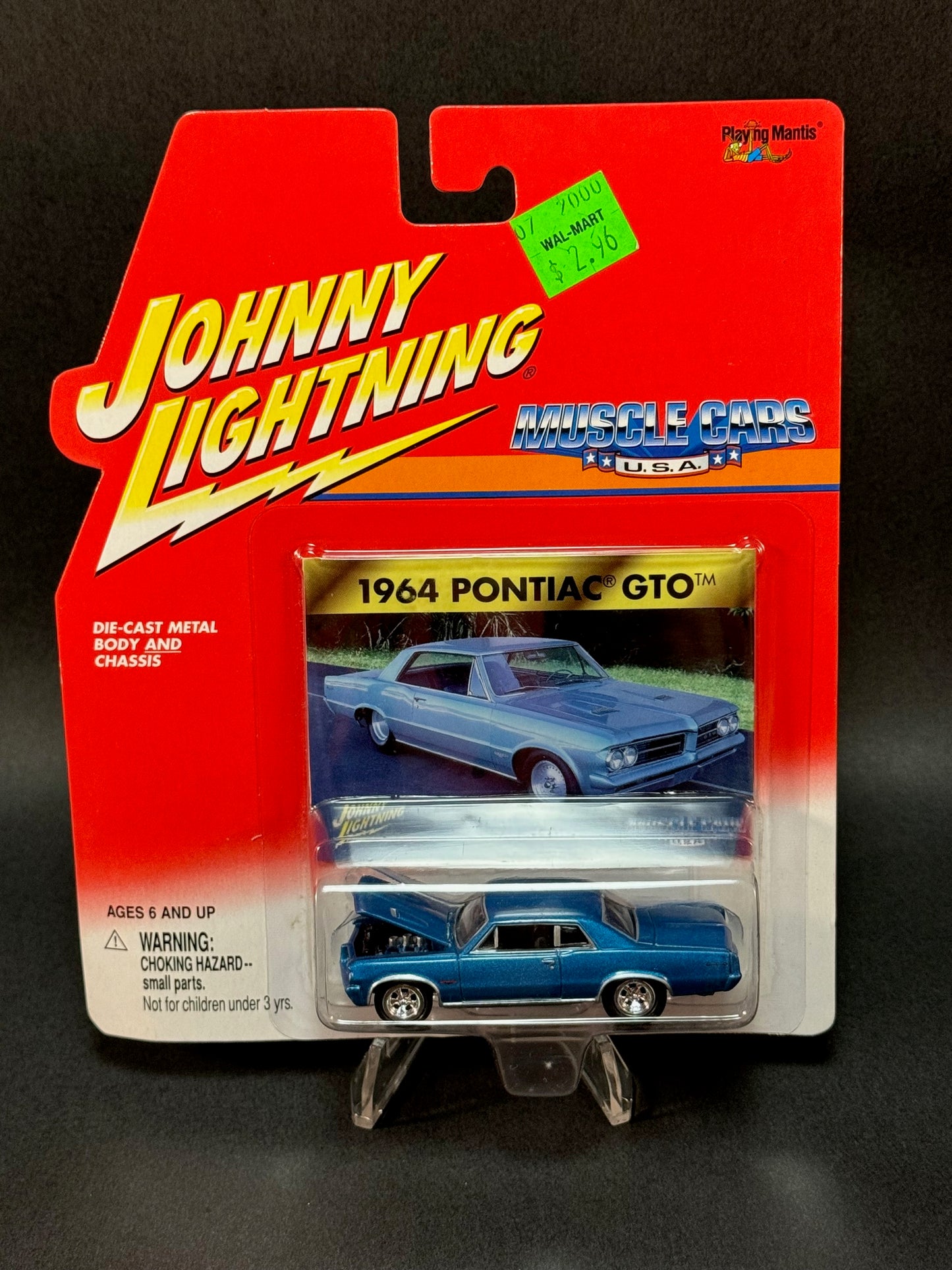 2000 Johnny Lightning Muscle Cars USA 1964 Pontiac GTO, Blue