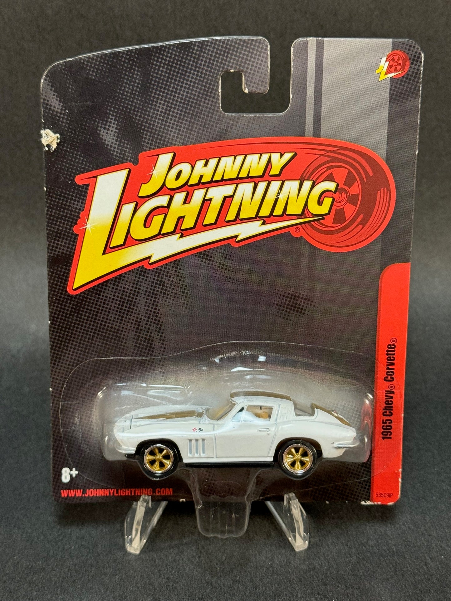 2010 Johnny Lightning 1965 Chevy Corvette, White