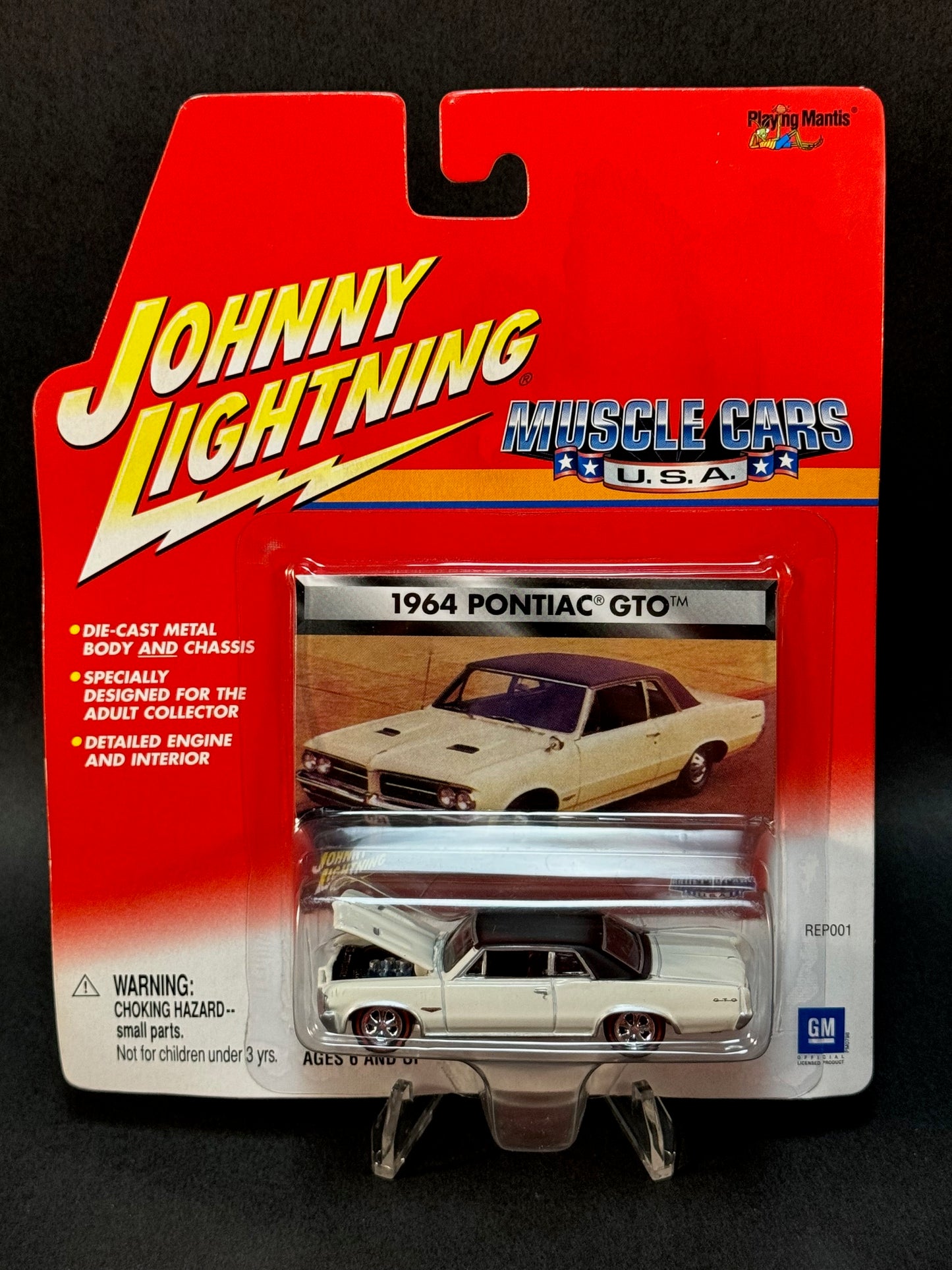 2001 Johnny Lightning Muscle Cars USA 1964 Pontiac GTO, White