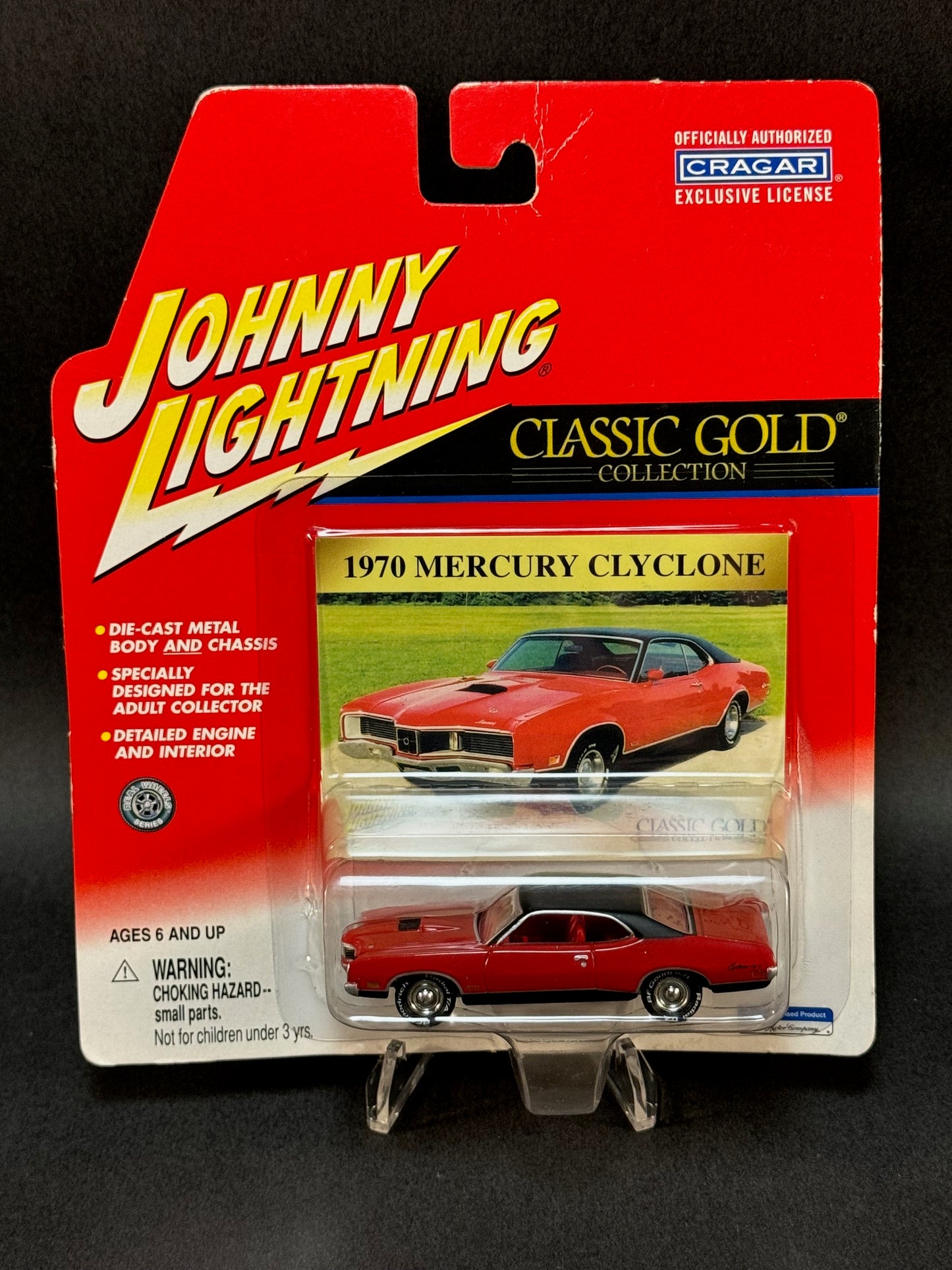 2002 Johnny Lightning Classic Gold 1970 Mercury Cyclone, Red