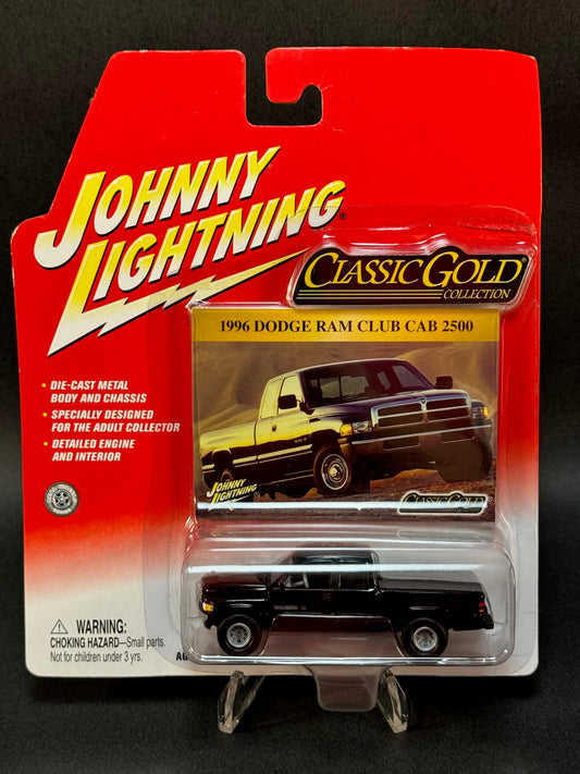 2003 Johnny Lightning Classic Gold 1996 Dodge Ram Club Cab 2500, Black