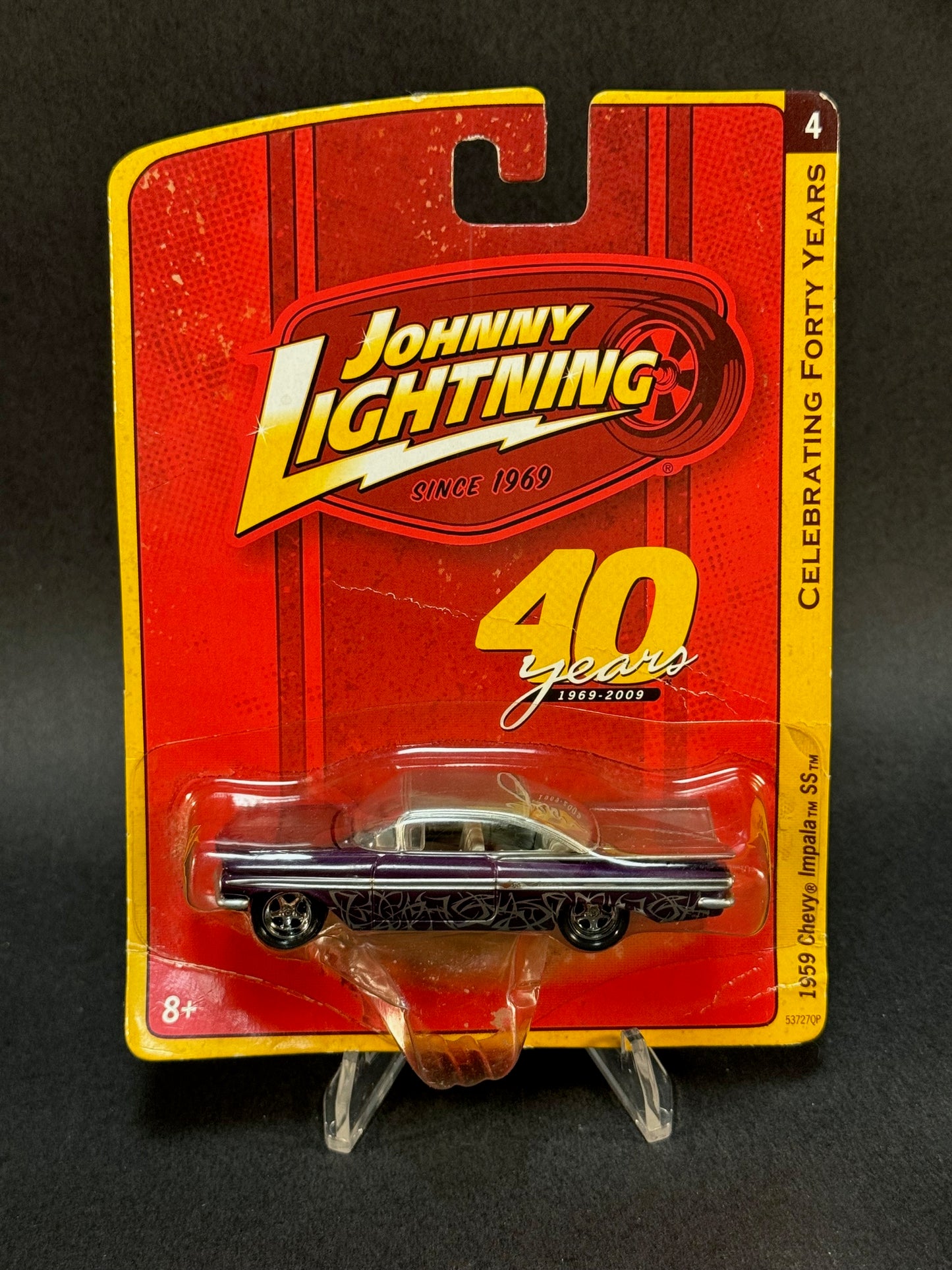 2009 Johnny Lightning Celebrating Forty Years 1959 Chevy Impala SS, Purple