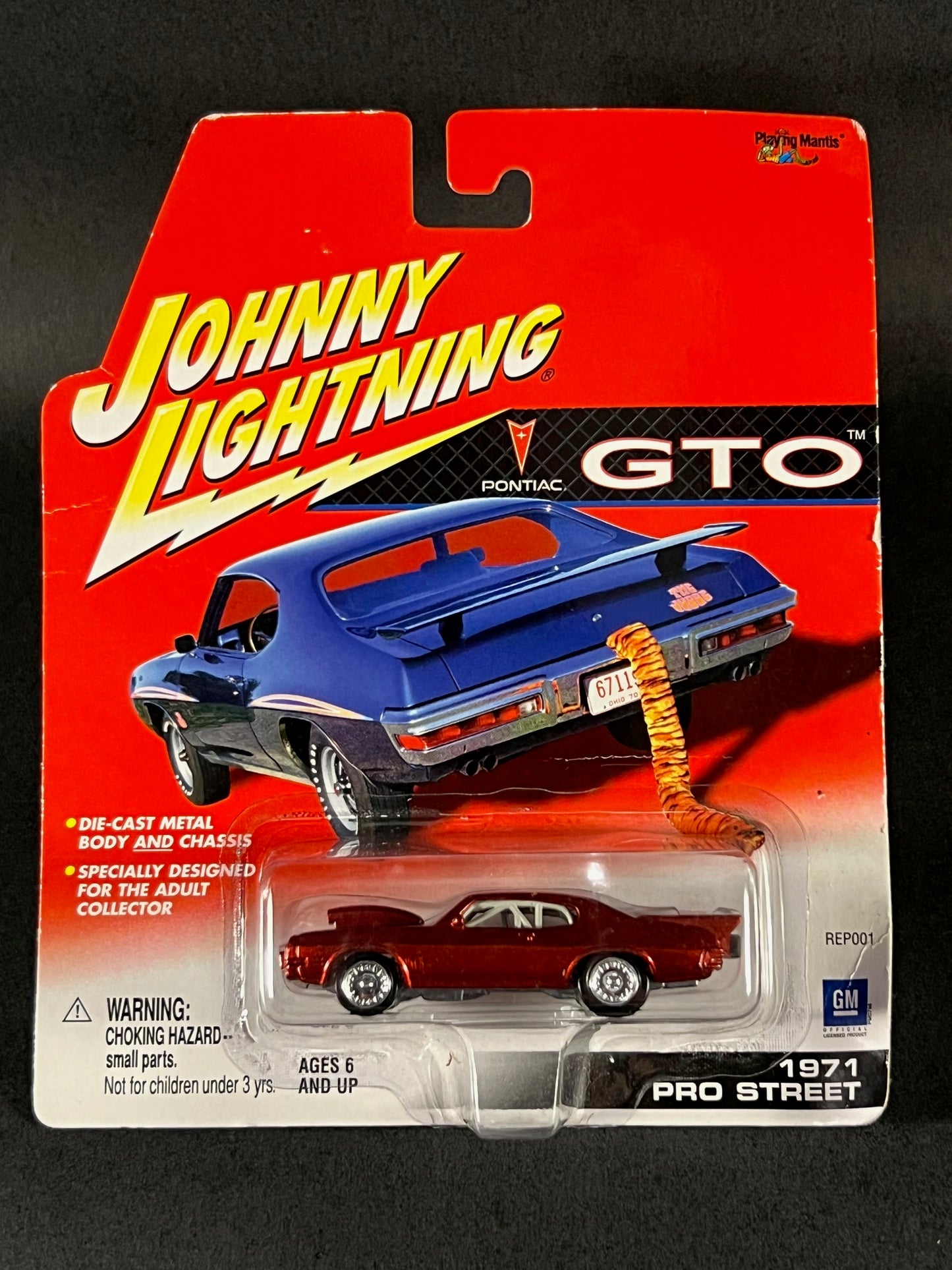 2001 Johnny Lightning GTO Series 1971 Pro Street, Red