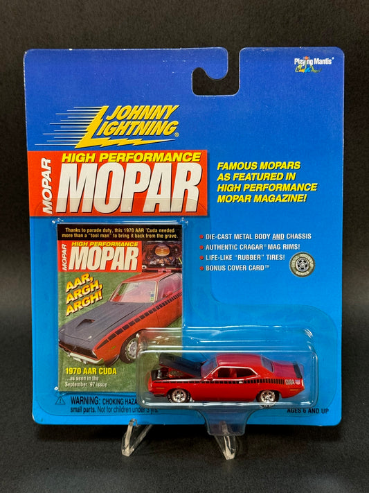 2000 Johnny Lightning High Performance Mopar 1970 AAR Cuda, Red