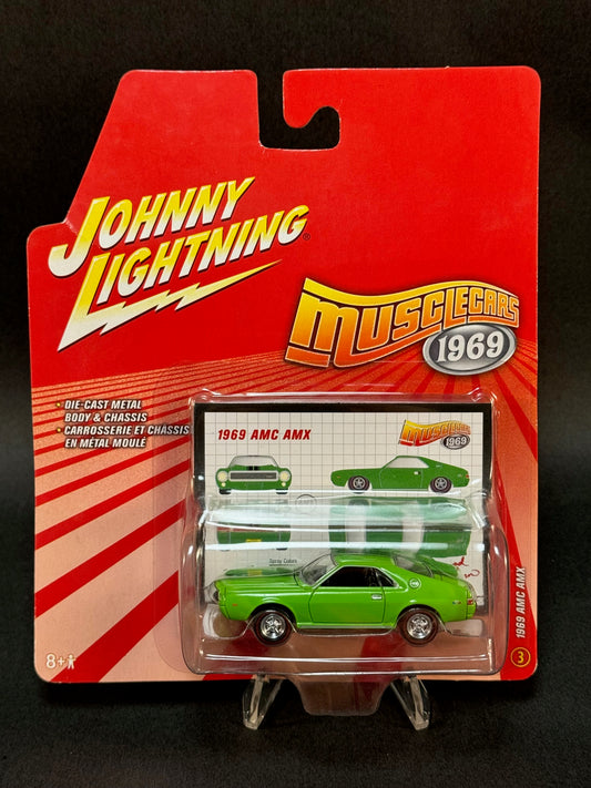 2006 Johnny Lightning Muscle Cars #3 1969 AMC AMX, Green