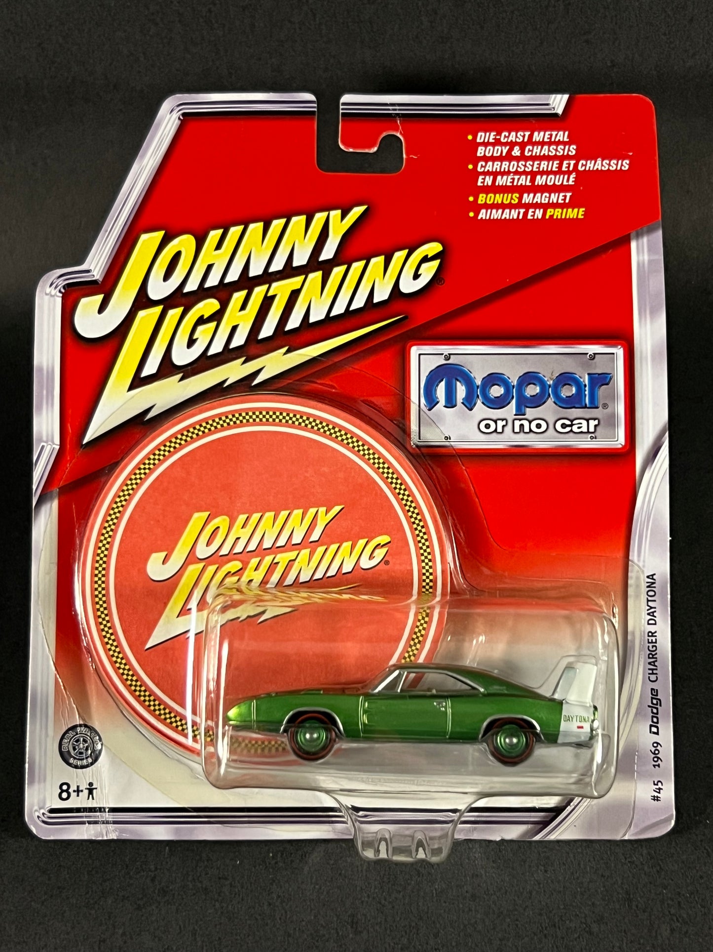 2005 Johnny Lightning Mopar Or No Car #45 1969 Dodge Charger Daytona, Green