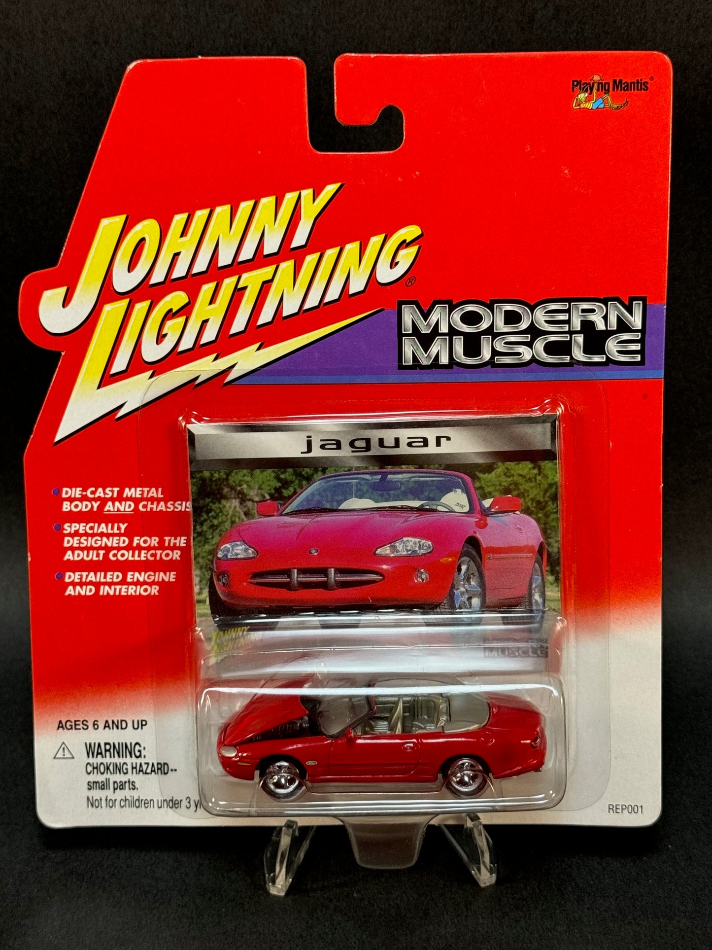 2000 Johnny Lightning Modern Muscle Jaguar, Red