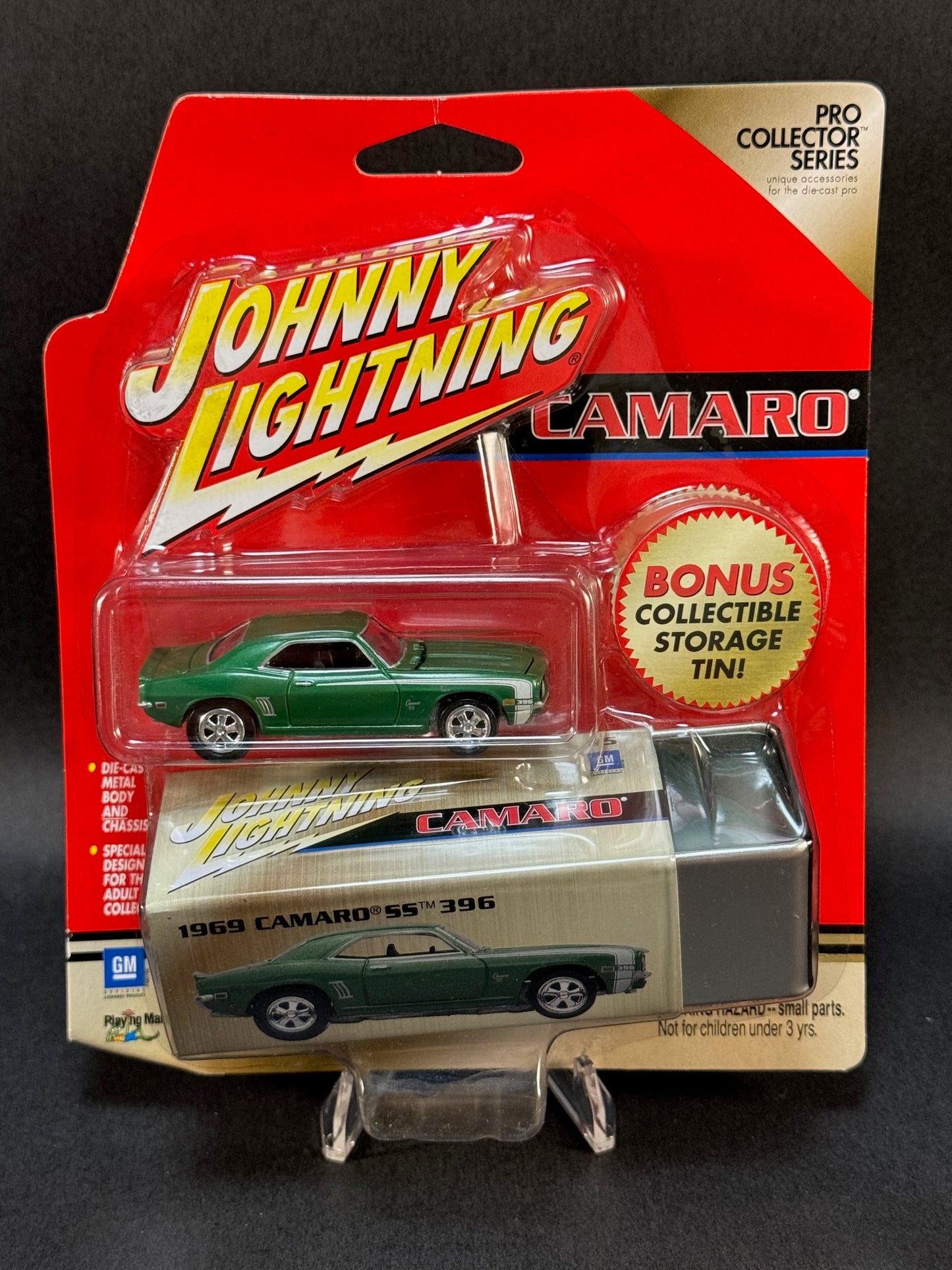 2001 Johnny Lightning Pro Collector Series #5 1969 Camaro SS 396, Green