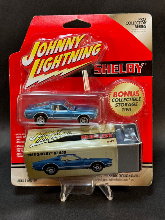 2003 Johnny Lightning Pro Collector Series #47 1968 Shelby GT 500, Blue